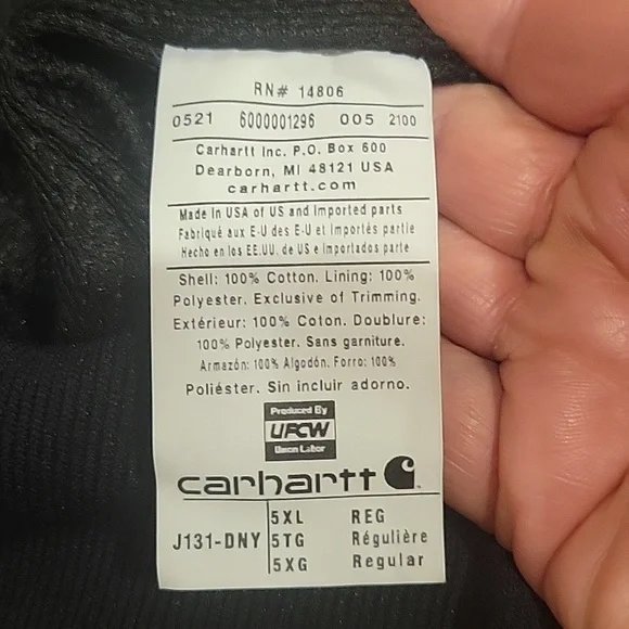 Carhartt Thermal Lined Duck Active Jacket